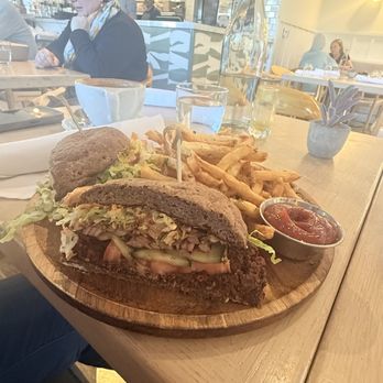 Cafe Gratitude - SIDE BLACK BEAN BURGER - Vegan Near Me - Venice, California
