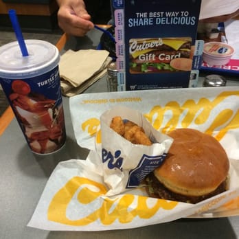 Culver's - I love the cheese curds!  Deluxe burger is delicious too! - Fast Food Near Me - Port Charlotte, Florida