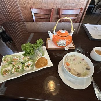 Thai Samurai - Tom Kha soup, fresh spring rolls - Thai Near Me - New Port Richey, Florida Thai Samurai - Tom Kha soup, fresh spring rolls - Thai Near Me - New Port Richey, Florida