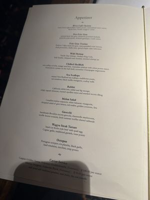 Menu photo 6 The River Café Brooklyn, NY Menu photo 6 The River Café Brooklyn, NY