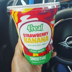 Daybreak Market - Cool machine that lets you pick a frozen shake, place the container in the machine, choose your thickness- then blend!