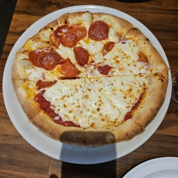Spuntino Pizzeria - Half pepperoni pizza - Italian Near Me - Temecula, California
