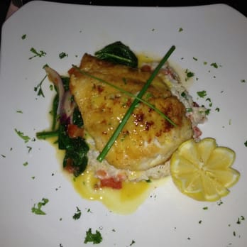 Ladera Grill - Snapper grilled over risotto, yum yum yummy!! - American Near Me - Morgan Hill, California Ladera Grill - Snapper grilled over risotto, yum yum yummy!! - American Near Me - Morgan Hill, California