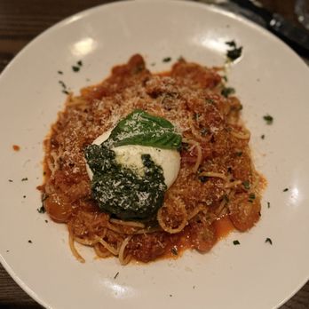 Facci Ristorante - Spaghetti Amatriciana Con Burratta - Italian Near Me - Laurel, Maryland
