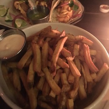 Sweet Afton - Hand-cut fries with malt vinegar aioli. - Bars Near Me - Astoria, New York Sweet Afton - Hand-cut fries with malt vinegar aioli. - Bars Near Me - Astoria, New York