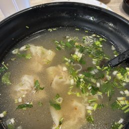 Wonton soup Wonton soup