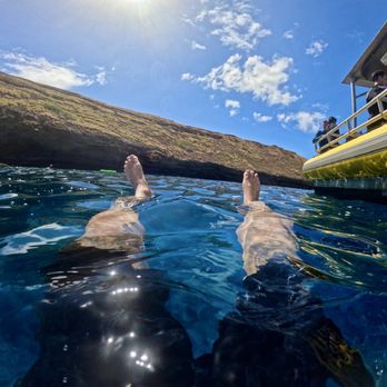 Maui Reef Adventures - The boat and the water - floating @ Molokini crater ... - Snorkeling Near Me - Ma'alaea, Hawaii Maui Reef Adventures - The boat and the water - floating @ Molokini crater ... - Snorkeling Near Me - Ma'alaea, Hawaii