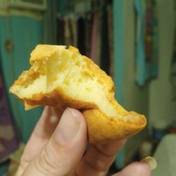 La Calenita Restaurant & Bakery - Pan de bonos on the inside, please be aware that I've written a review for this business here on Yelp, please go take a look!