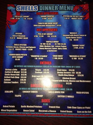 Menu photo 8 Sea Shells Seafood Warner Robins, GA