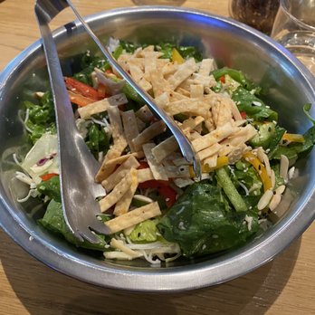 Crust Brewing - Asian noodle 1/2 salad - Breweries Near Me - Rosemont, Illinois