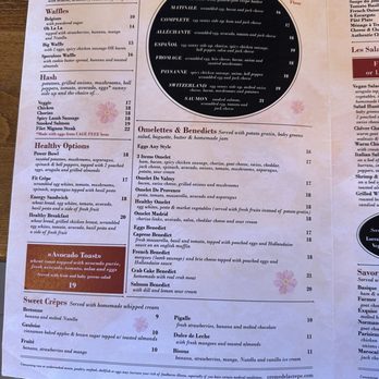 Creme De La Crepe - Menu 3/4/25 - French Near Me - Redondo Beach, California