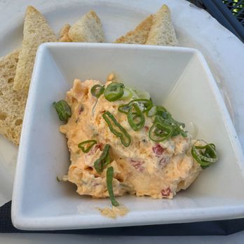 Zinnia - Pimento Dip with toast points -- mmm! - Cocktail Bars Near Me - Silver Spring, Maryland