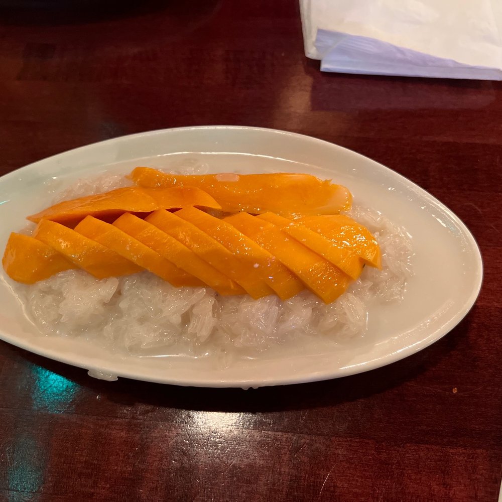 Ros Niyom Thai - Stick Rice with Mango- the best! - Thai Near Me - Round Rock, Texas Ros Niyom Thai - Stick Rice with Mango- the best! - Thai Near Me - Round Rock, Texas