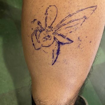 Purple Panther Tattoo - Before - Tattoo Near Me - Los Angeles, California