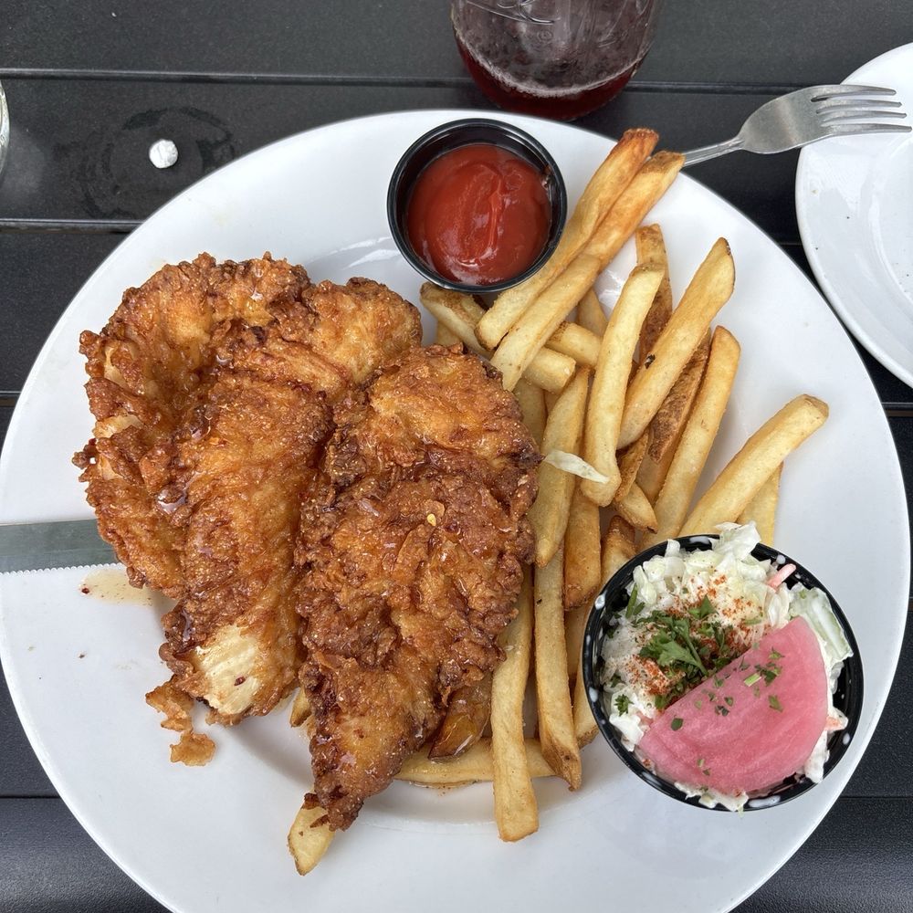 Juniper on Main - Hot Honey Buttermilk Chicken Strips - Southern Near Me - Carmel, Indiana Juniper on Main - Hot Honey Buttermilk Chicken Strips - Southern Near Me - Carmel, Indiana