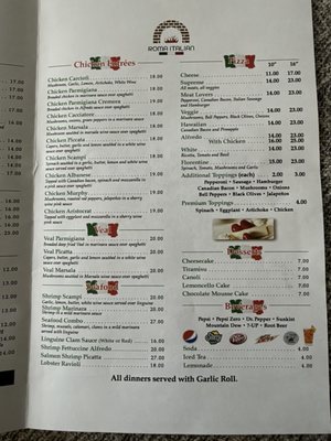 Menu photo 1 Roma Italian Odessa, TX Menu photo 1 Roma Italian Odessa, TX