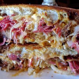 Big stuffed Ruben, really good! Big stuffed Ruben, really good!