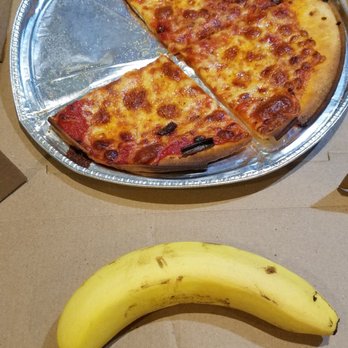 Benvenuto Pizza Restaurant - Really small gluten free pie. Banana for scale. - Italian Near Me - Mahopac, New York Benvenuto Pizza Restaurant - Really small gluten free pie. Banana for scale. - Italian Near Me - Mahopac, New York