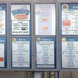 Bundy's Burgers and Ice Cream - The local version of Dairy Queen.