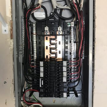 Kirby Electric - Finished panel with all wires routed, tied and connected to proper terminals. - Electricians Near Me - Clayton, California Kirby Electric - Finished panel with all wires routed, tied and connected to proper terminals. - Electricians Near Me - Clayton, California