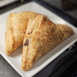 Sparrow Nest Coffee - Berry turnovers. (Zoom in to see the big sugar!)