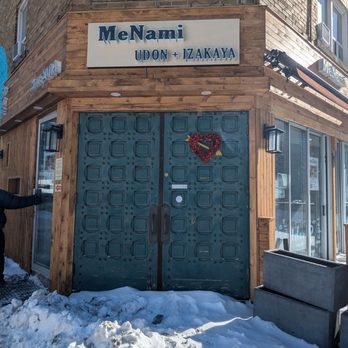 MeNami - Door opens to the side not from the green door - Japanese Near Me - Toronto, Ontario