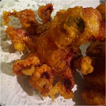 Sushiholic Arcadia - Fried Octopus (highlighting one of them-they're little ones) - Sushi Bars Near Me - Phoenix, Arizona Sushiholic Arcadia - Fried Octopus (highlighting one of them-they're little ones) - Sushi Bars Near Me - Phoenix, Arizona