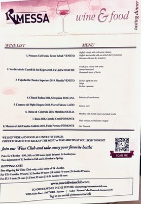 Menu photo 2 Rimessa Roscioli Rome, RM Menu photo 2 Rimessa Roscioli Rome, RM