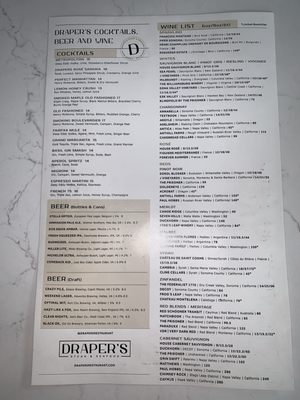 Menu photo 4 Draper's Steak & Seafood Fairfax, VA
