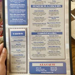 Galvez Seafood - Brunch menu 8/2024