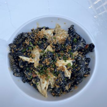 Tagliata - Half portion of squid ink pasta - Italian Near Me - Baltimore, Maryland Tagliata - Half portion of squid ink pasta - Italian Near Me - Baltimore, Maryland