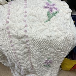 Columbia Pike Thrift Shop - Two twin chenille vintage bedspreads. Absolutely gorgeous!!