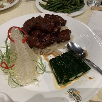 Koi Palace - Pan Seared Wagyu Beef Cubes Drizzle with Lime Zest - Dim Sum Near Me - Dublin, California