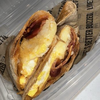 Better Buzz - Chili Crunch Breakfast Wrap w/ Bacon - Coffee & Tea Near Me - San Diego, California Better Buzz - Chili Crunch Breakfast Wrap w/ Bacon - Coffee & Tea Near Me - San Diego, California