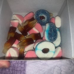 Grandpa Joe’s Candy Shop - Some of the gummy candy in the candy buffet