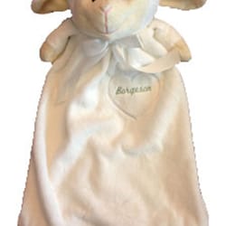 Angel Wings Embroidery - Lamb Blankey
