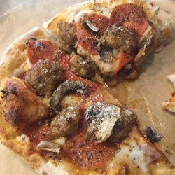 Pizza World - Sausage and mushroom and pepperoni small