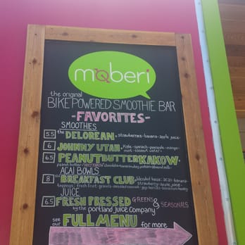 Moberi - Moberi menu! - Juice Bars & Smoothies Near Me - Portland, Oregon
