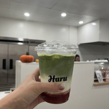 Haru - Strawberry matcha - Coffee & Tea Near Me - Buena Park, California