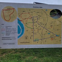 The Center Green - Map of trail throughout town