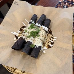 Flautas de mole