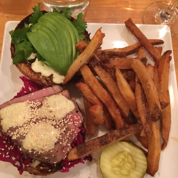Miles Table - Tuna burger - American Near Me - Philadelphia, Pennsylvania Miles Table - Tuna burger - American Near Me - Philadelphia, Pennsylvania