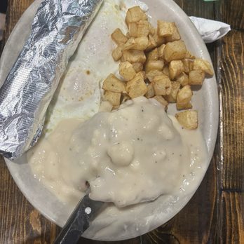 Pinto Bean - Chicken fried steak and eggs - Tex-Mex Near Me - Victoria, Texas