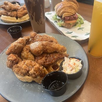 M by MOKAFE - Chicken And Waffles, Mango Refreshers - Cafes Near Me - Jersey City, New Jersey M by MOKAFE - Chicken And Waffles, Mango Refreshers - Cafes Near Me - Jersey City, New Jersey