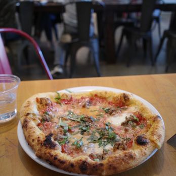Industrial Eats - Fennel sausage pizza - Pizza Near Me - Buellton, California Industrial Eats - Fennel sausage pizza - Pizza Near Me - Buellton, California