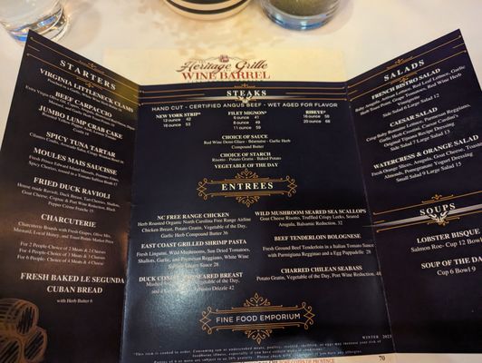 Menu photo 4 The Heritage Grille & Wine Barrel Wake Forest, NC Menu photo 4 The Heritage Grille & Wine Barrel Wake Forest, NC