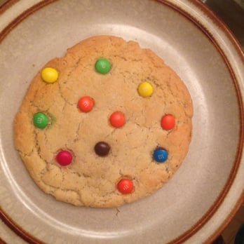 Mattheessen's - The cookie on a full size dinner plate for comparison! - Desserts Near Me - Key West, Florida