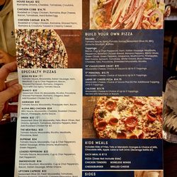 Tony Sacco's Coal Oven Pizza - Hartland - Menu