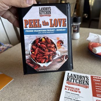 Landry's Kitchen - Crawfish Available - Seafood Near Me - Corpus Christi, Texas