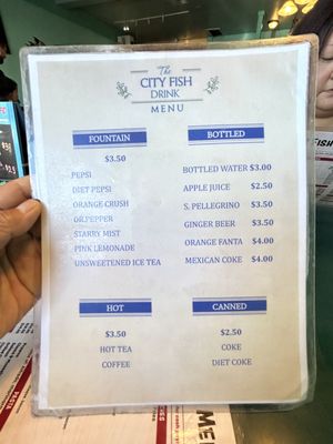 Menu photo 6 The City Fish Cupertino, CA